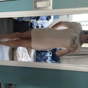 Lulu’s blush pink cocktail dress